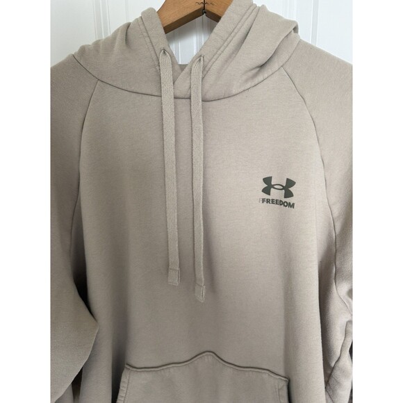 Under Armour Men's UA Freedom Flag Graphic Logo Long Sleeve Hoodie XL - Picture 2 of 5